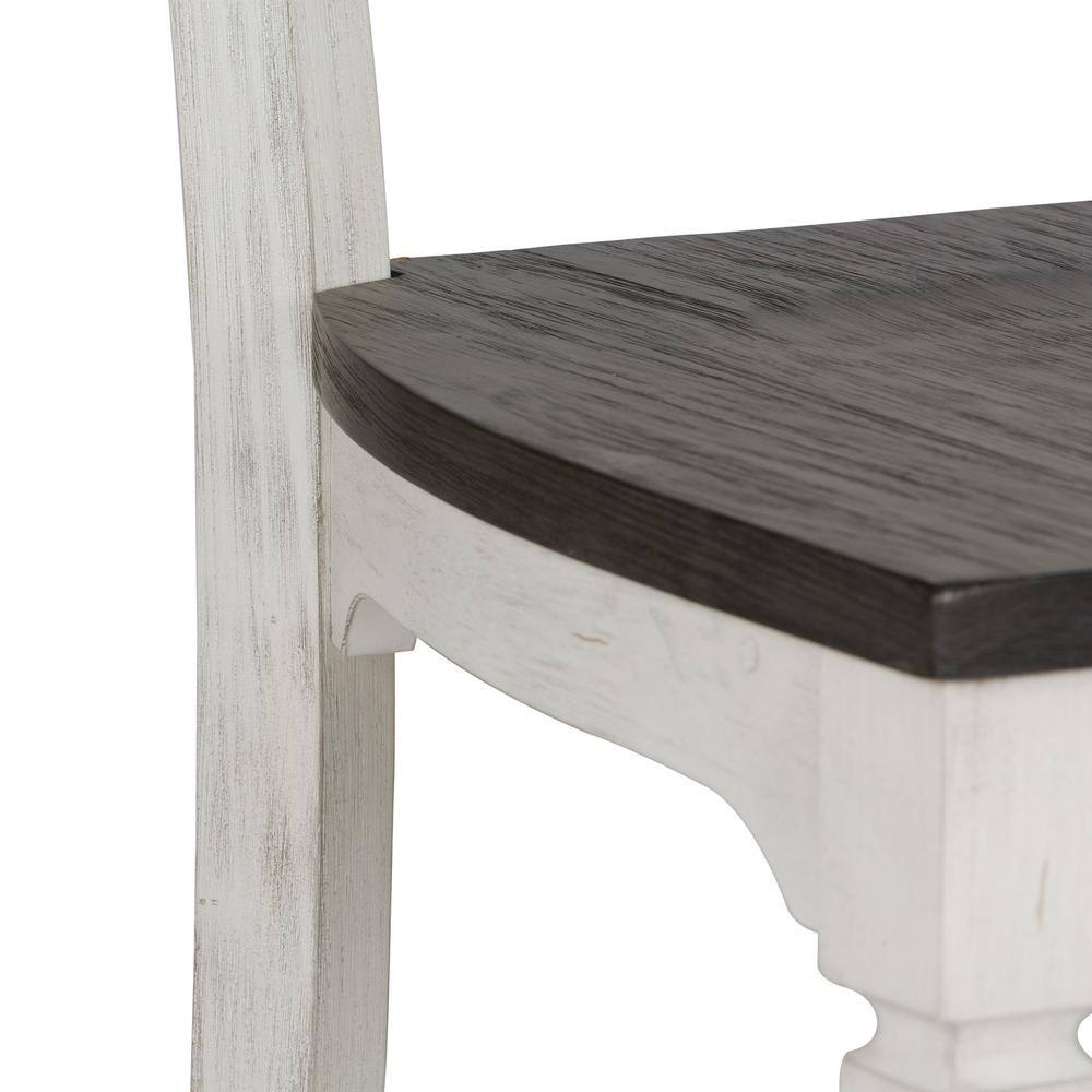 Alt View 4. Liberty Furniture Industries - Slat Back Side Chair (RTA)-Set of 2 - White.