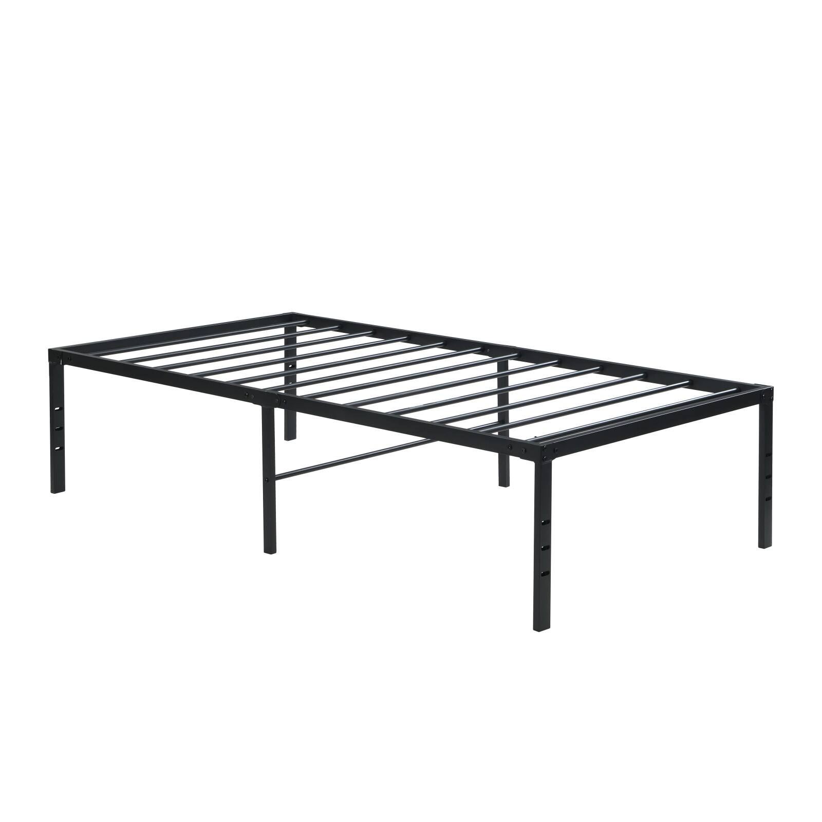 Alt View 7. Ecooso - Twin Size Bed Frame , Heavy Duty Metal Bed Frame , Quick & Easy Assembly, No Noise - Black.