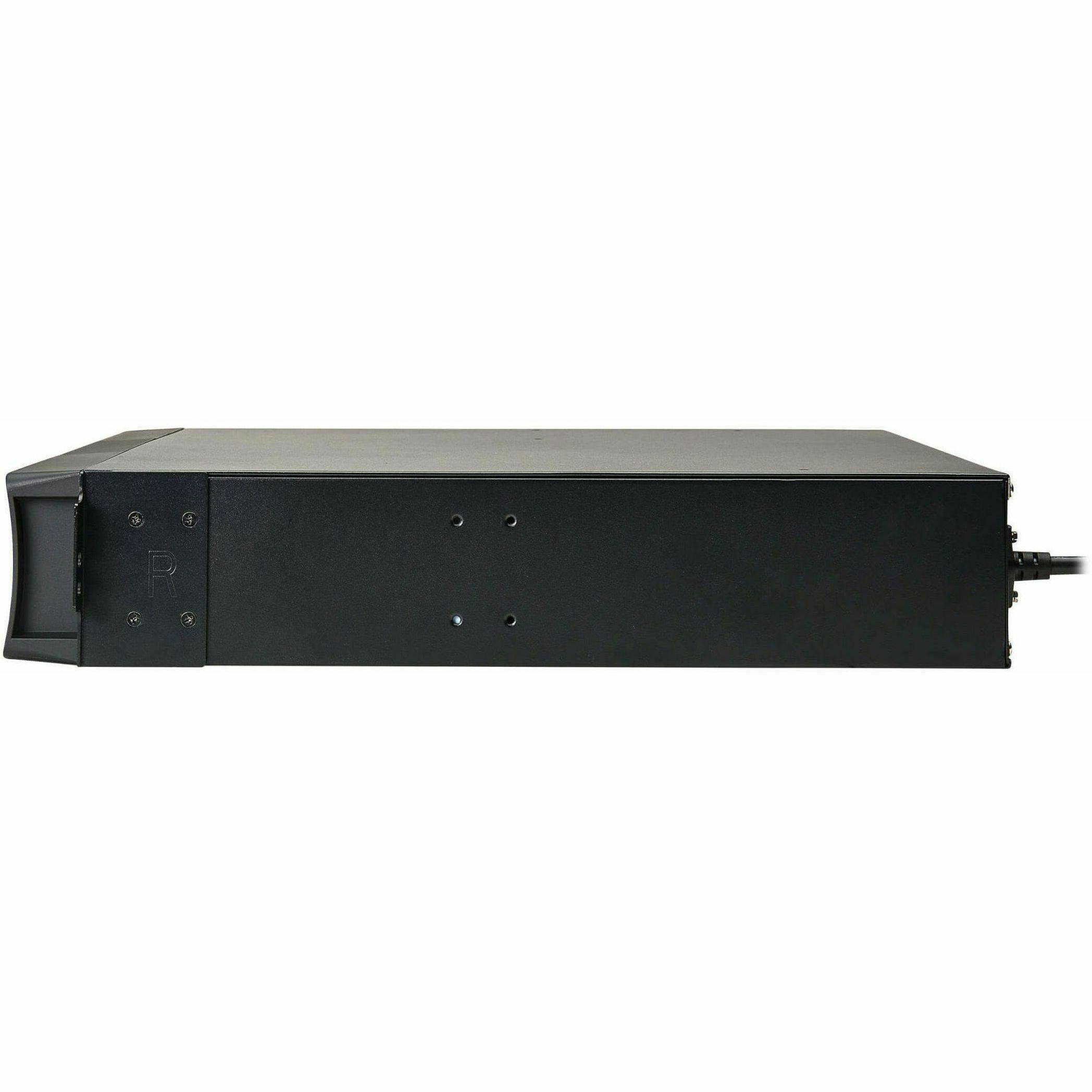 Alt View 3. Eaton - Eaton Tripp Lite Series SmartOnline 1500VA 1350W 120V Double-Conversion Sine Wave UPS - 8 Outlets, Extended Run, Network - Black.