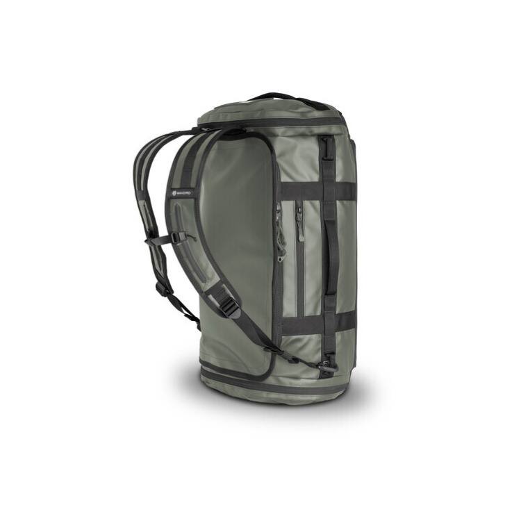 Back. WANDRD - WANDRD CARRYALL Duffel with Expandable Bottom Compartment (Wasatch Green, 60L) - Green.