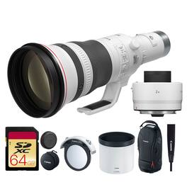 Canon - RF 800mm f/5.6 L IS USM Lens + More - White