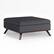Front. Simpli Home - Owen Square Coffee Table Storage Ottoman - Slate Grey.