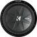 Front. KICKER - CompR 12" Dual-Voice-Coil 2-Ohm Subwoofer - Black.