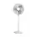 Front. Lasko - 16" Floor Fan - Gray/white.