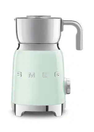 Front. SMEG - Milk Frother MFF11 - Pastel Green.