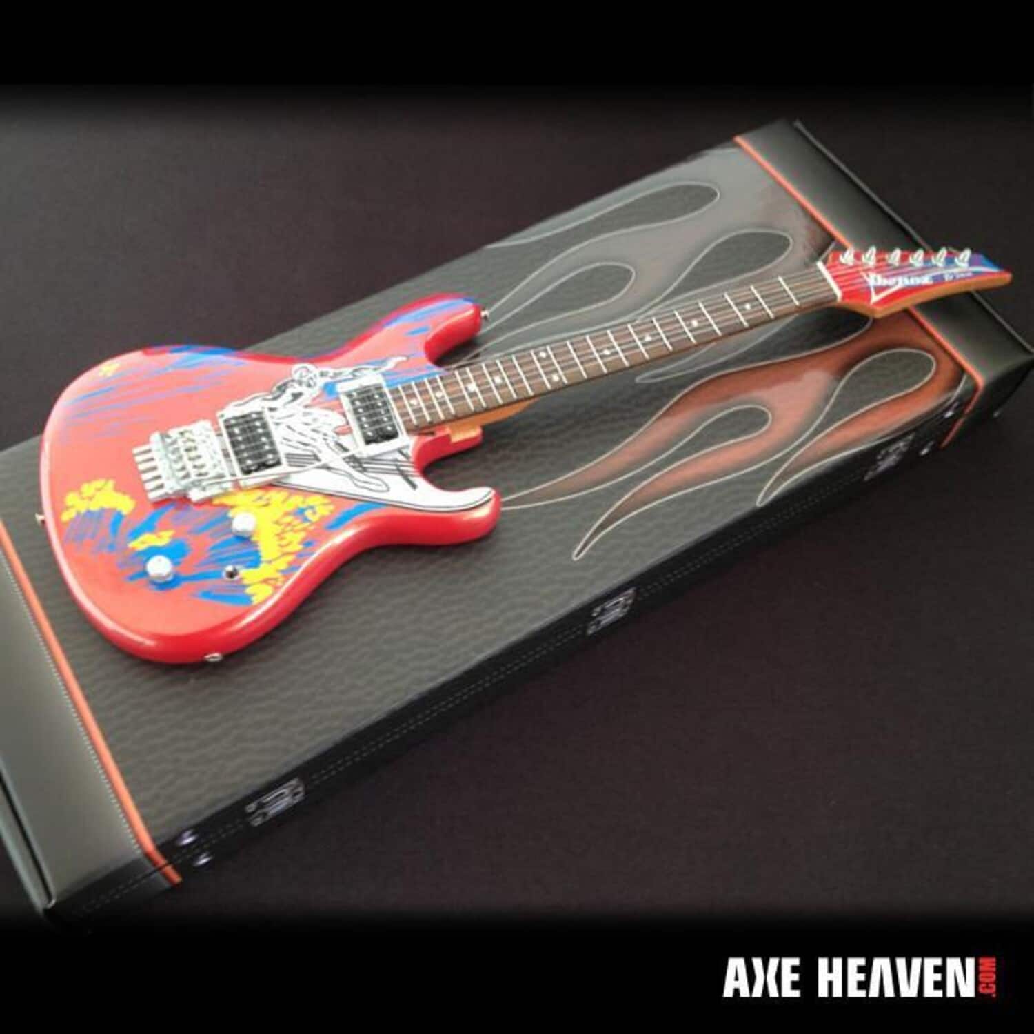 Axe Heaven - Joe Satriani - Joe Satriani Signature Silver Surfer Mini Guitar Replica Collectible - Collectibles - Multicolor price history on PriceWatchPro