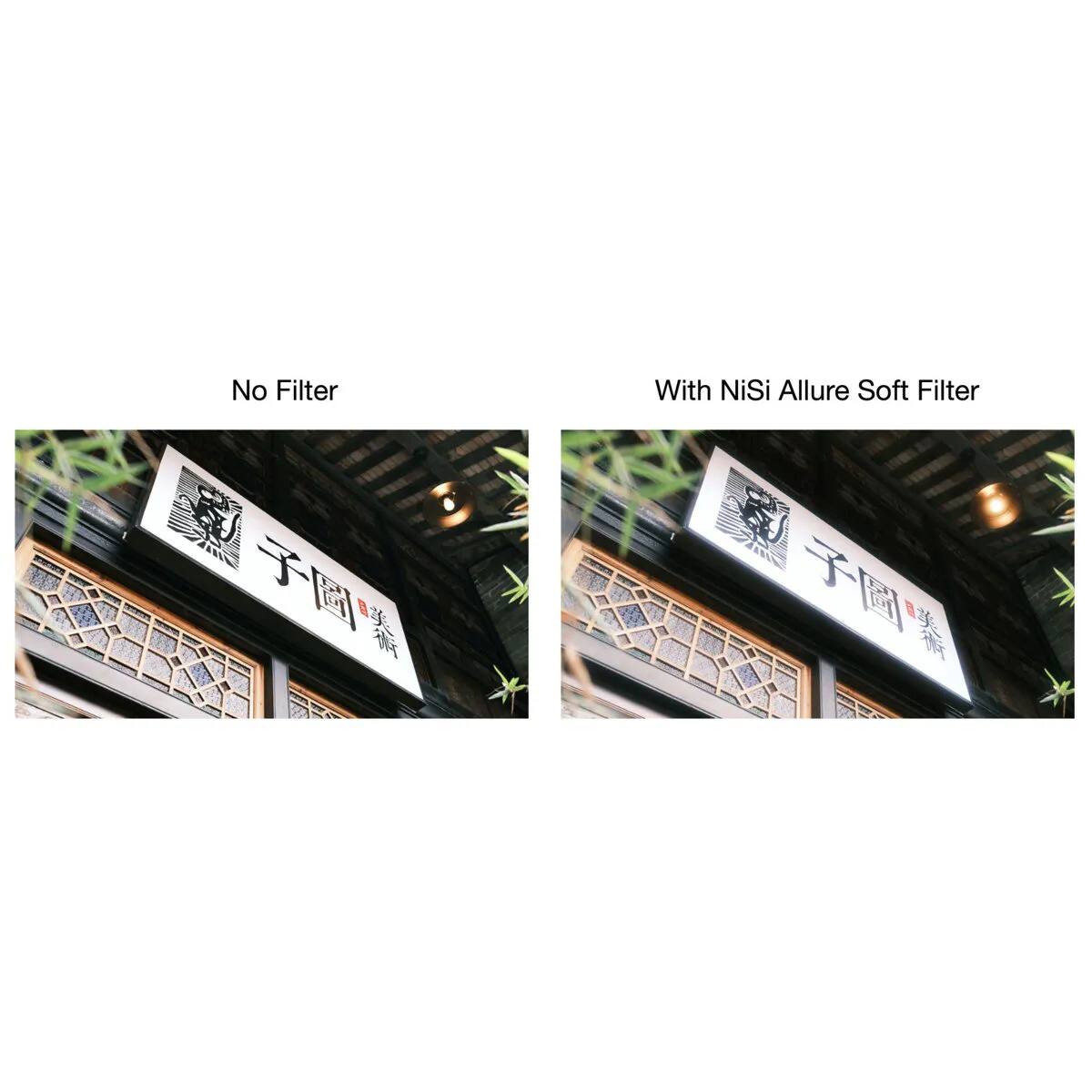 No Filter With NiSi Allure Soft Filter