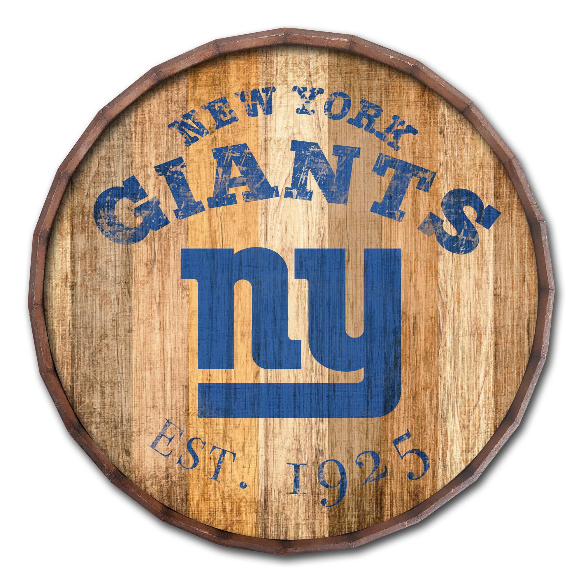 New York Giants 24'' Established Date Barrel Top