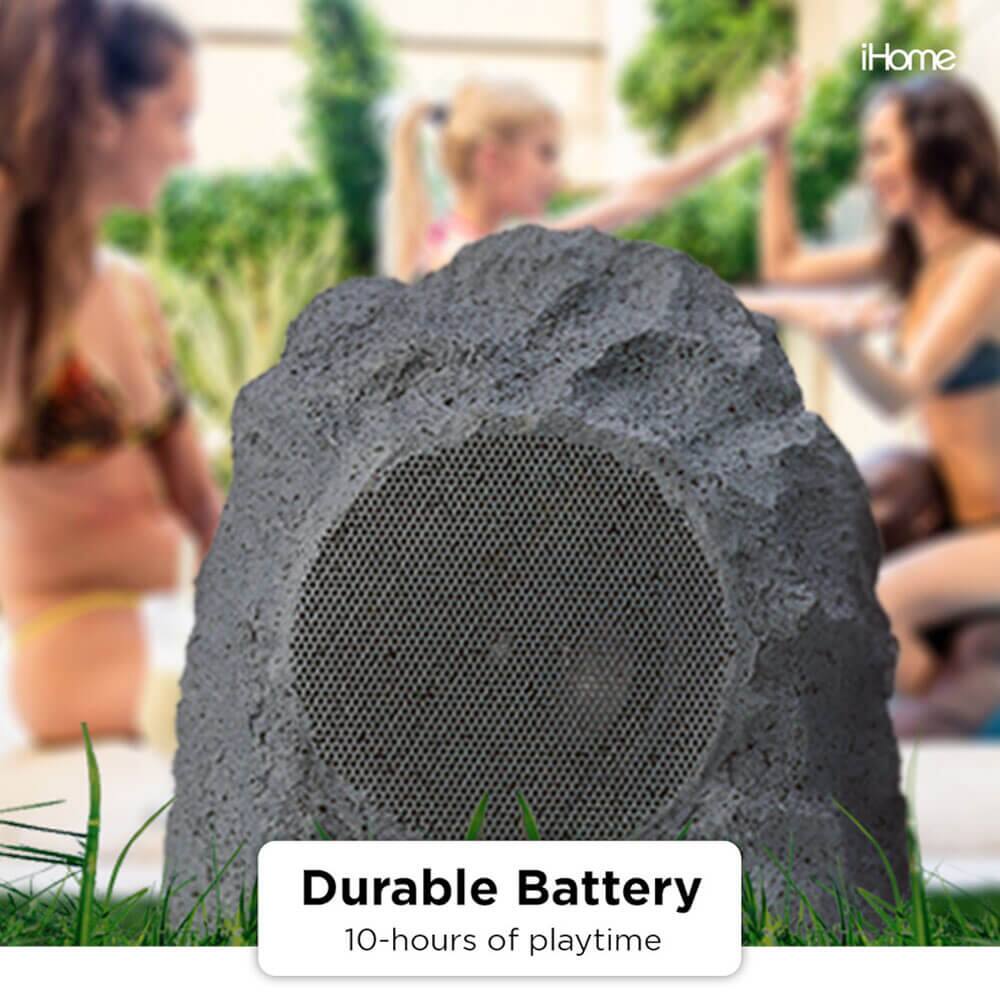 iHome  
Durable Battery  
10-hours of playtime