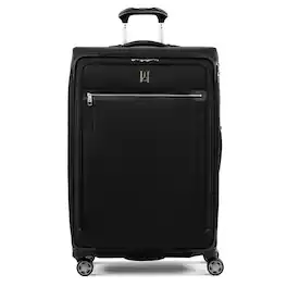 Travelpro - Platinum Elite Softside Expandable 29" Checked Spinner - Shadow Black
