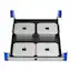 RackSolutions 1U Mini Rack Tool less Dry Sliding Shelf Integrated ...