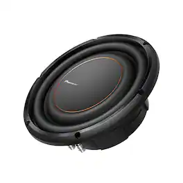 Pioneer - 10" - 1300 W Max power, Aramid Fiber IMPP™ cone, Single 2 Ohm Voice Coil - Shallow Mount Subwoofer - Black