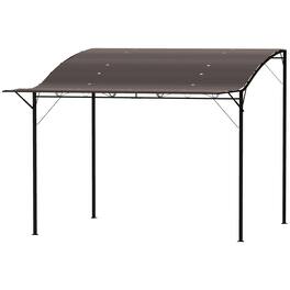 Outsunny - x 8' Outdoor Pergola and Patio Gazebo for Garden, Camper, Deck - Brown