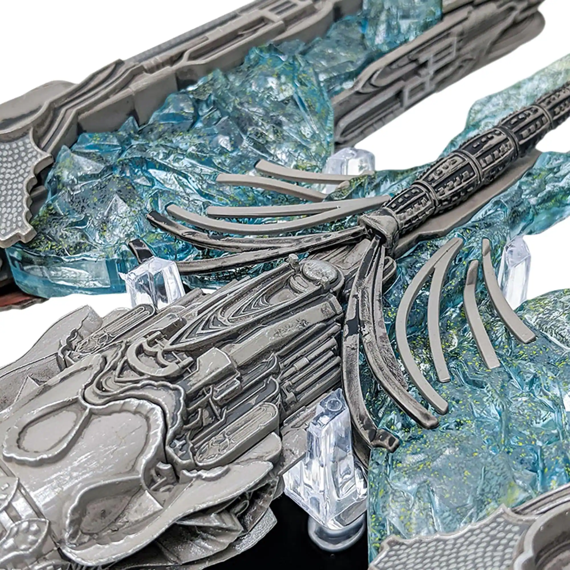 Alt View 2. Eaglemoss - Eaglemoss Star Trek Discovery Ship Replica | Klingon Sarcophagus - Silver.