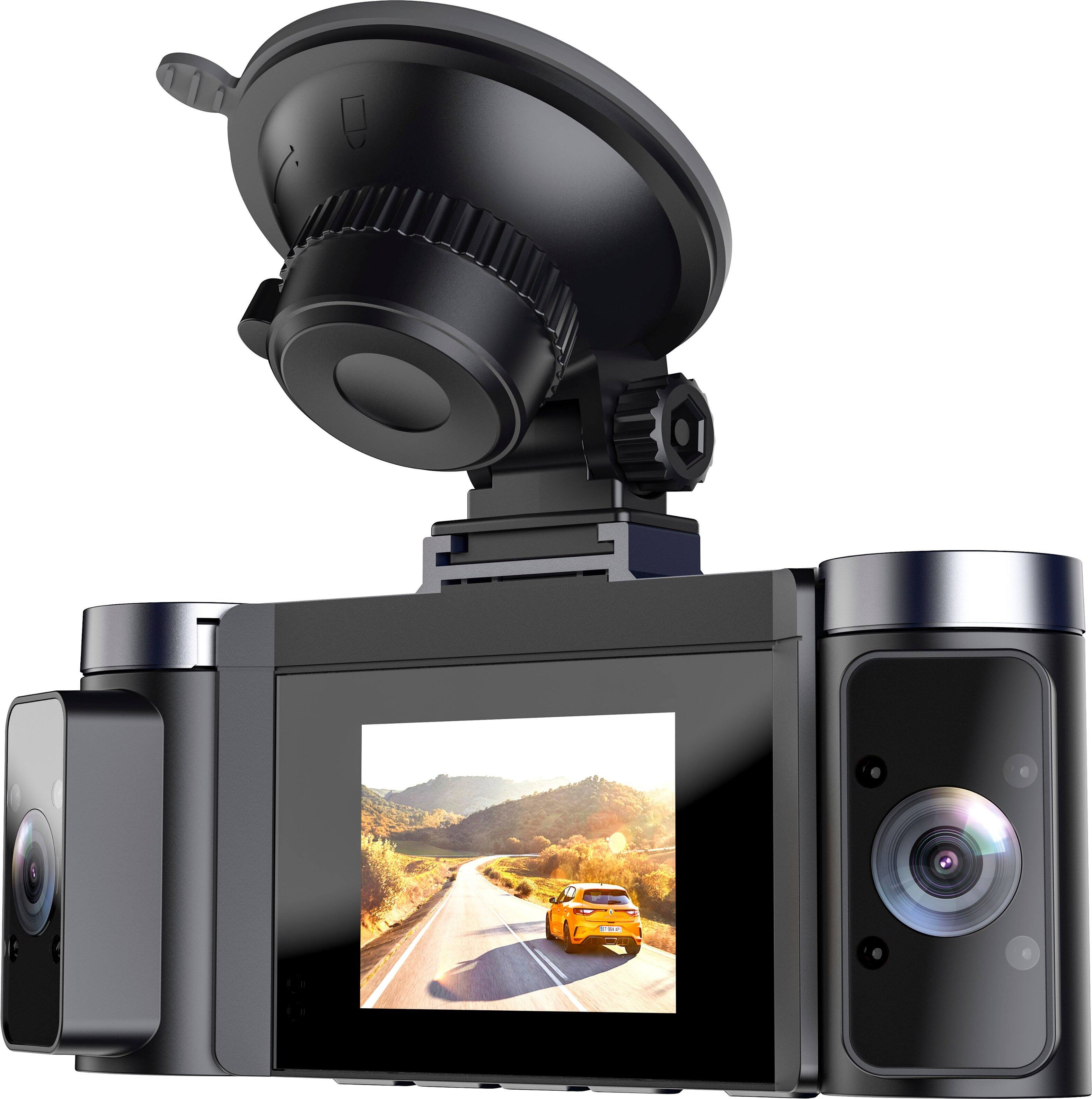 Alt View 8. Rexing - Rexing C4 4-Channel Dash Cam with All-Around 1080p, Wi-Fi App Control, Parking Mode, 64GB Card - Black.