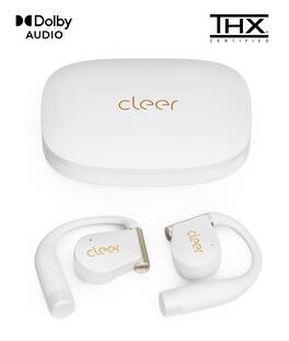 Cleer - ARC 4 Open-Ear Headphones with Dolby Audio, THX Certified, IPX7 Waterproofing, 32H Playback – - White