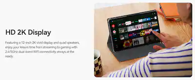 Produktbild von Kids Tablet 9 Inch Android 12, 8GB RAM + 128GB ROM / TF 1TB, WiFi, 5000mAh, Kids