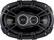 Front. KICKER - CS694 6" x 9" Coaxial Speakers with Polypropylene Cones (Pair) - Black.