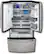 Alt View Standard 1. LG - Panorama 24.7 Cu. Ft. Side-by-Side Refrigerator with Bottom-Mount Freezer - Stainless-Steel.