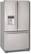 Angle Standard. LG - Panorama 25.0 Cu. Ft. Side-by-Side Refrigerator with Bottom-Mount Freezer - Titanium.