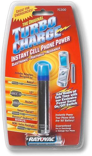 Front Standard. Superior Communications - Turbo Charge Mobile Charger for Select Cell Phones.
