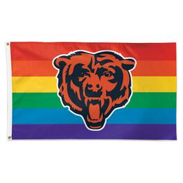 WinCraft - Chicago Bears 3' x 5' Pride 1-Sided Deluxe Flag - Multicolor