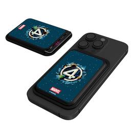 Keyscaper - Marvel Badge Black Magnetic Credit Card Wallet - Fantastic Four 2