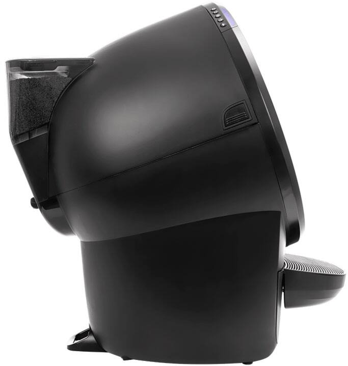 Back. Whisker - Litter Hopper Black - Black.