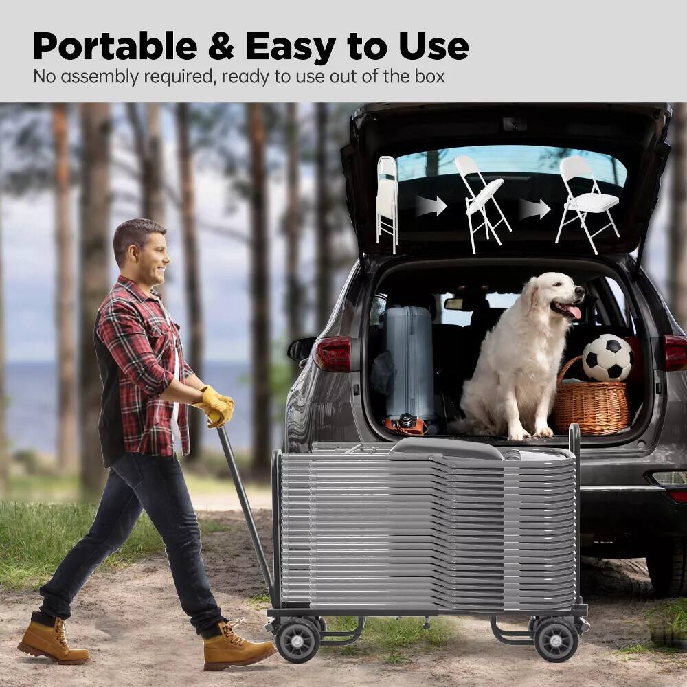 Portable & Easy to Use  
No assembly required, ready to use out of the box