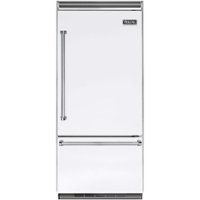 Viking - Professional 5 Series Quiet Cool 20.4 Cu. Ft. Bottom-Freezer Built-In Refrigerator - White - Front_Zoom