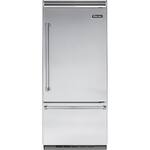 Viking - Professional 5 Series Quiet Cool 20.4 Cu. Ft. Bottom-Freezer Built-In Refrigerator - Stainless steel - Front_Standard