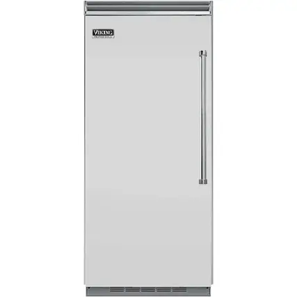 Front. Viking - Professional 5 Series Quiet Cool 22.8 Cu. Ft. Refrigerator - Stainless Steel.