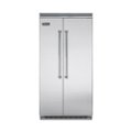 Front Zoom. Viking - Professional 5 Series Quiet Cool 25.3 Cu. Ft. Side-by-Side Built-In Refrigerator - Stainless steel.