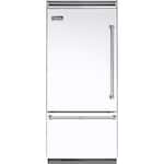 Viking - Professional 5 Series Quiet Cool 20.4 Cu. Ft. Bottom-Freezer Built-In Refrigerator - White - Front_Standard