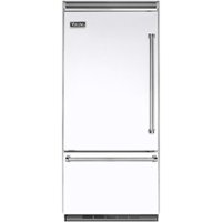 Viking - Professional 5 Series Quiet Cool 20.4 Cu. Ft. Bottom-Freezer Built-In Refrigerator - White - Front_Zoom