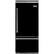 Front. Viking - Professional 5 Series Quiet Cool 20.4 Cu. Ft. Bottom-Freezer Built-In Refrigerator - Black.