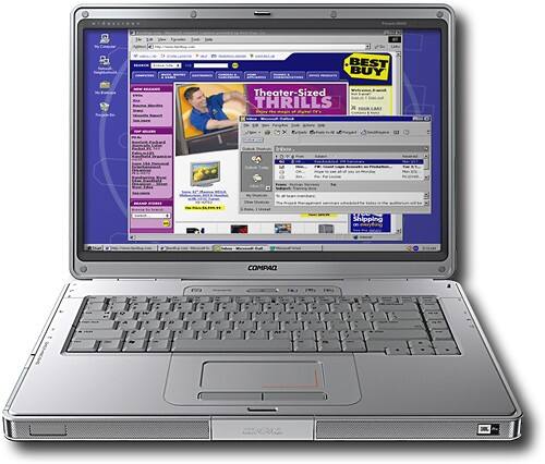 Front Standard. Compaq - Presario 3000+ Notebook.
