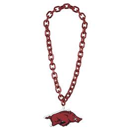 WinCraft - Arkansas Razorbacks Big Chain Logo Necklace - Multicolor