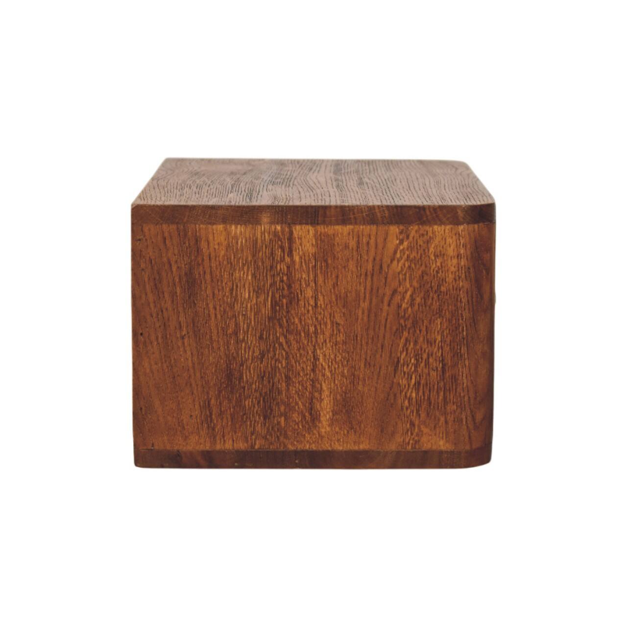 Alt View 7. Artisan Furniture - Artisan Furniture Solid Wood Aurelia Wall Bedside - Brown.