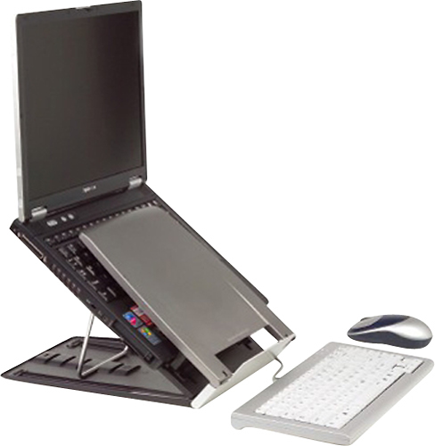 Best Buy: Bakker Elkhuizen Portable Laptop Stand Gray/Black BNEQ330
