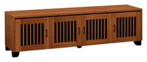 Salamander Designs - Chameleon Collection Sonoma A/V Cabinet For Most Flat-Panel TVs Up to 80" - Cherry - Front_Zoom