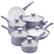 Angle. Farberware - New Traditions 14-Piece Cookware Set - Lavender.
