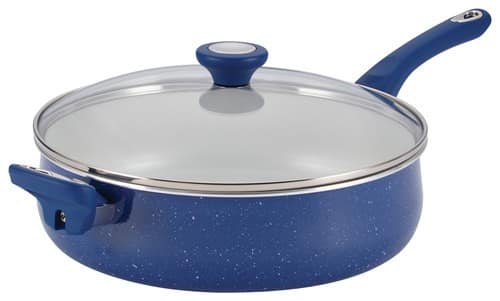 Angle. Farberware - New Traditions 5-Quart Jumbo Cooker - Blue.