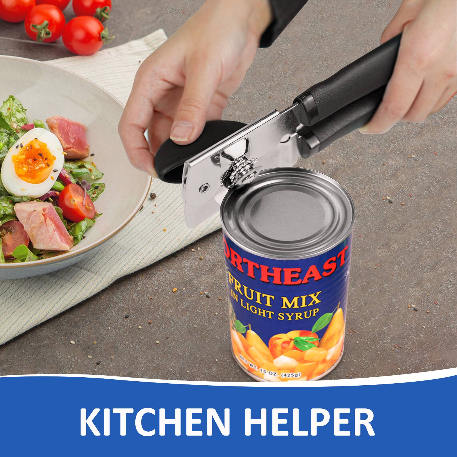 At least fruit in mix light syrup WWE 15 oz. (425g) Kitchen Helper