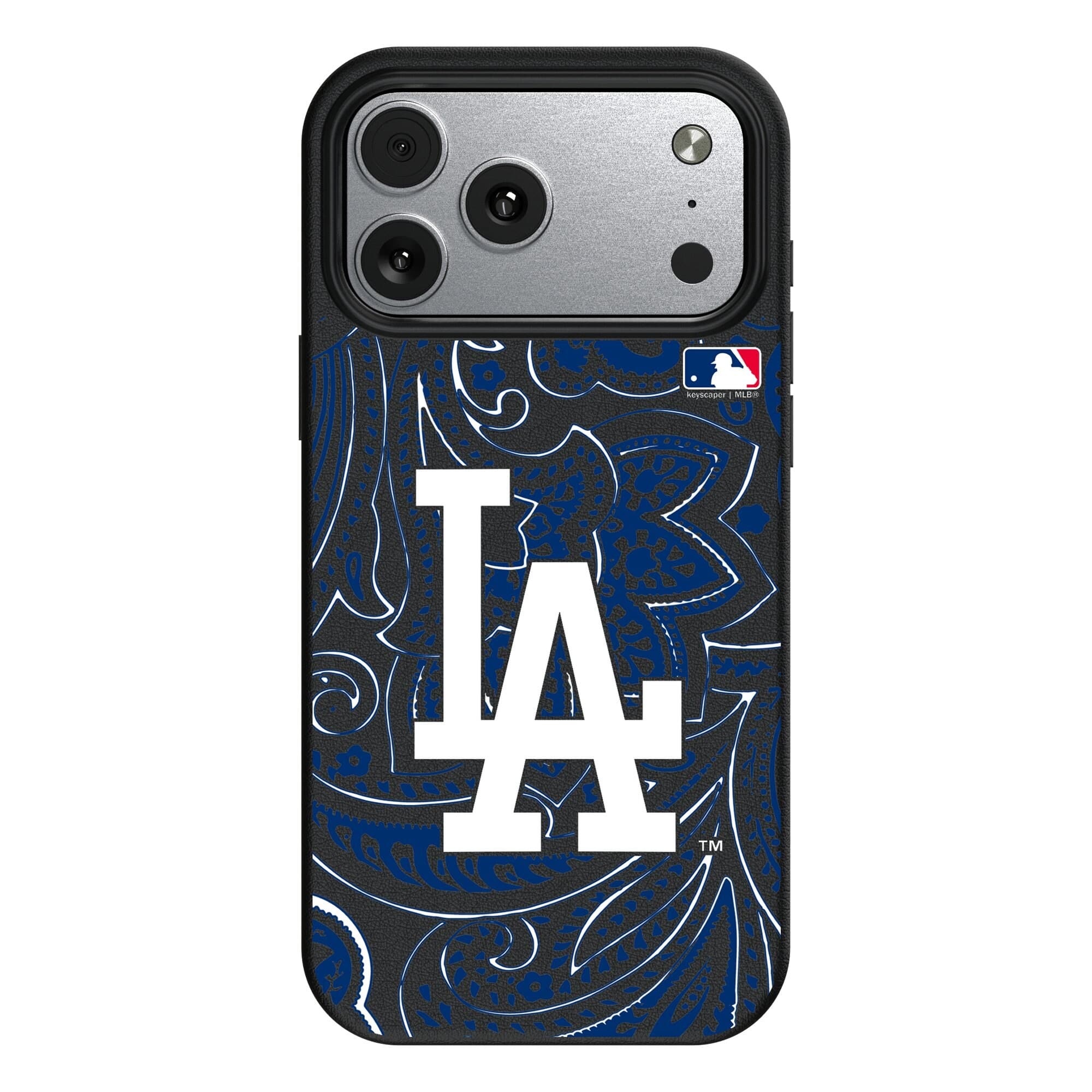 Keyscaper - MLB - Los Angeles Dodgers Paisley iPhone Magnetic Bump Case - 17 Pro - Black price history on PriceWatchPro
