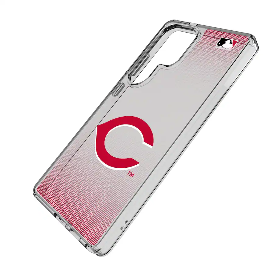 Mlb Case Keyscaper MLB Cincinnati Reds Linen Logo Galaxy Clear Case S23 Ultra ...
