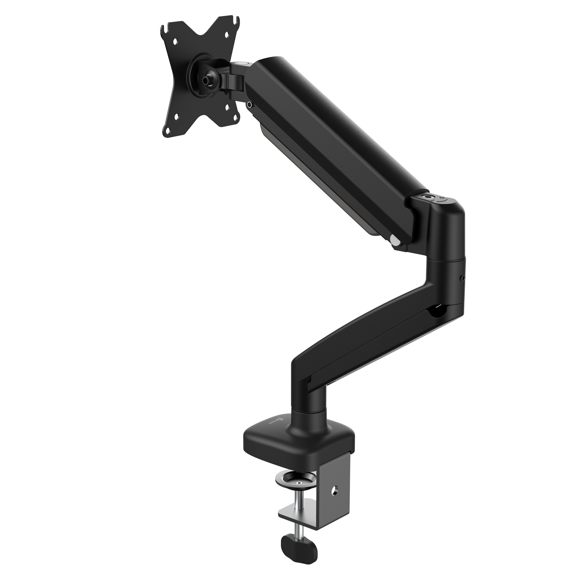 Angle. j5create - Ergonomic Monitor Desk Mount for Most 17” -32”  Monitors - Black.