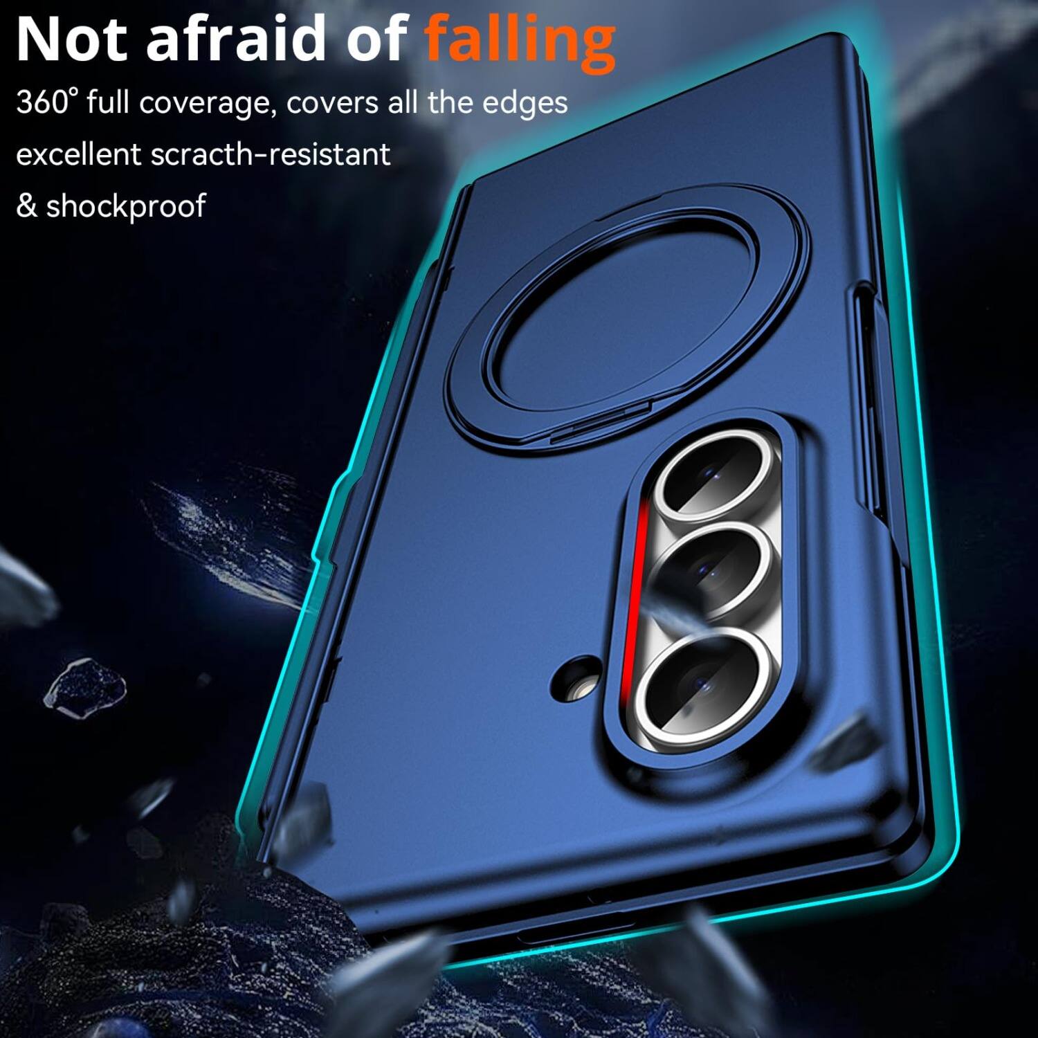 Not afraid of falling  
360° full coverage, covers all the edges  
excellent scratch-resistant & shockproof