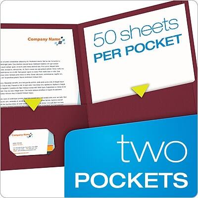 Company Name

50 sheets PER POCKET

two POCKETS