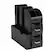 Alt View 15. Mind Reader - Cup and Condiment Station, Countertop Organizer, Coffee Bar, Kitchen, Stirrers, 5.35"L x 11.25"W x 11.15"H - Black.